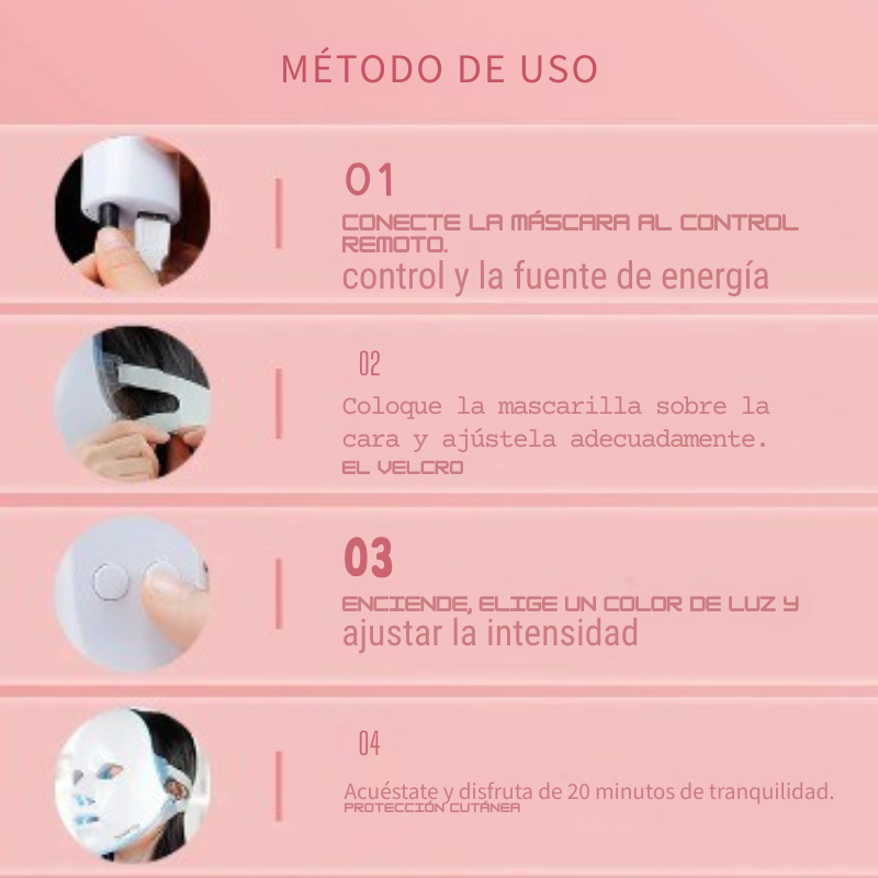 FACEMASK LED – Mascarilla LED facial de terapia