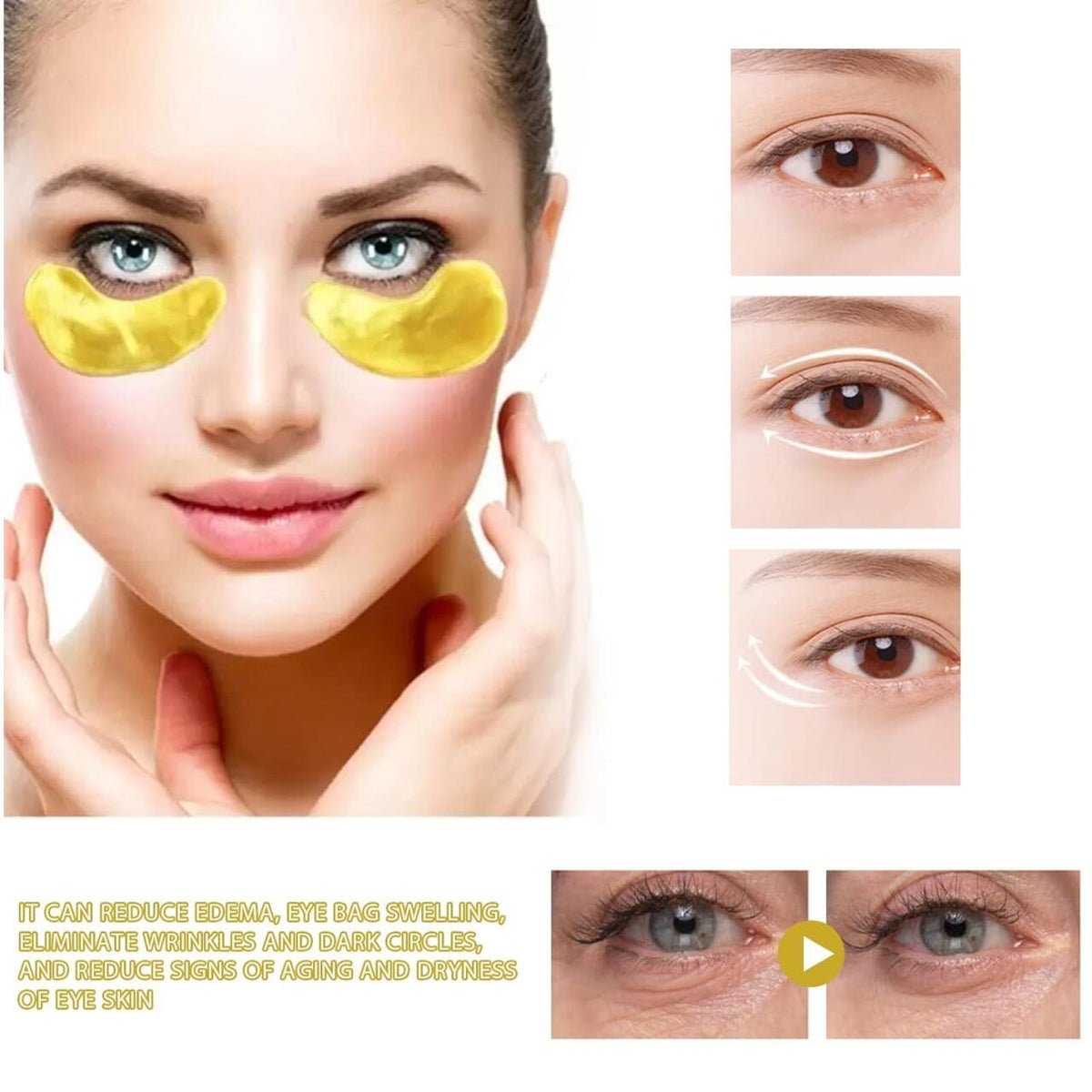 EYEREPAIR ORO 24K – Parches para ojeras (60 uds)